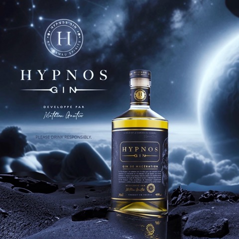 Gin Hypnos Gin Premium de Macération 70cl - 43% Vol